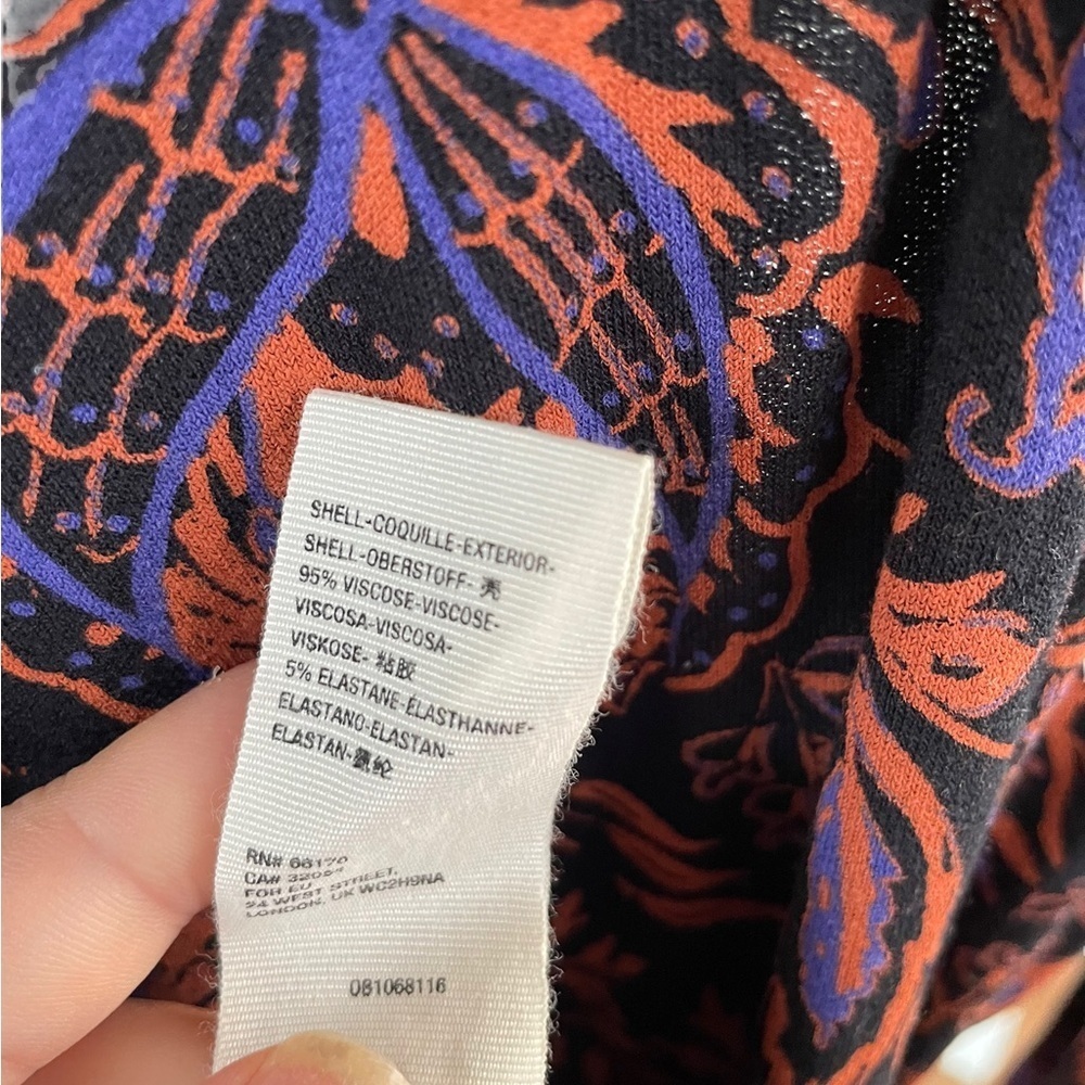 Free People Black and Purple Floral Tunic - Picture 8 of 10